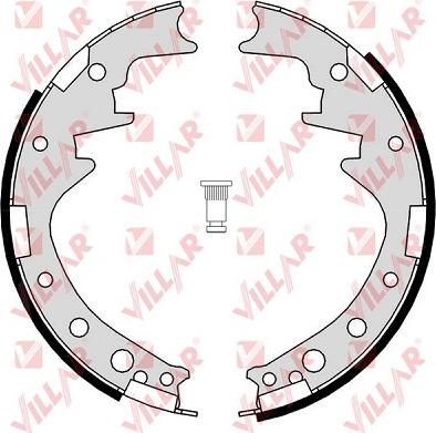 Villar 629.0392 - Brake Shoe Set autospares.lv