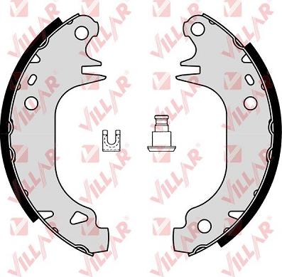 Villar 629.0340 - Brake Shoe Set autospares.lv