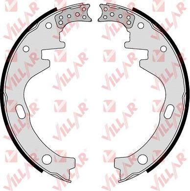 Villar 629.0316 - Brake Shoe Set autospares.lv