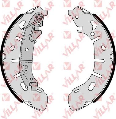 Villar 629.0333 - Brake Shoe Set autospares.lv