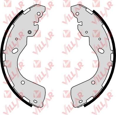 Villar 629.0325 - Brake Shoe Set autospares.lv