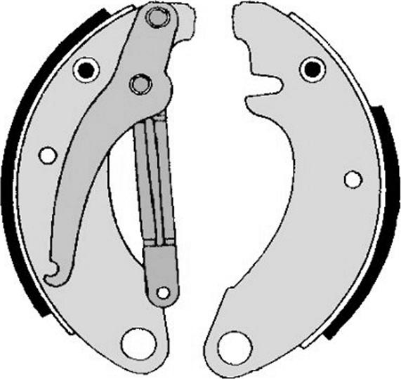 Villar 629.0371 - Brake Shoe Set autospares.lv