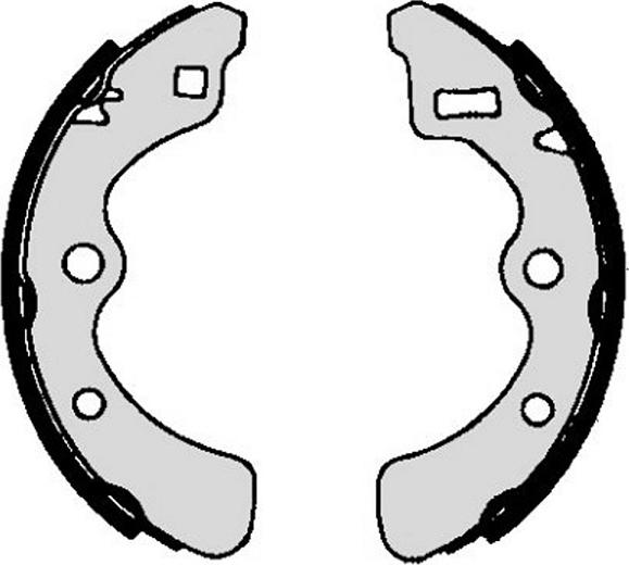 Villar 629.0244 - Brake Shoe Set autospares.lv