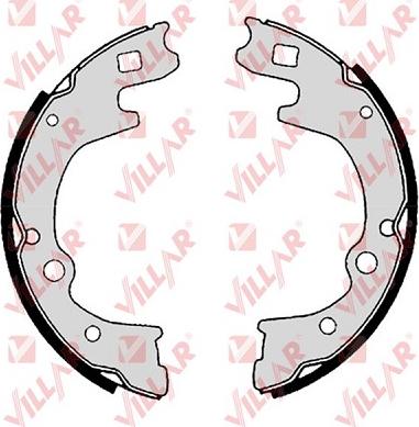 Villar 629.0252 - Brake Shoe Set autospares.lv