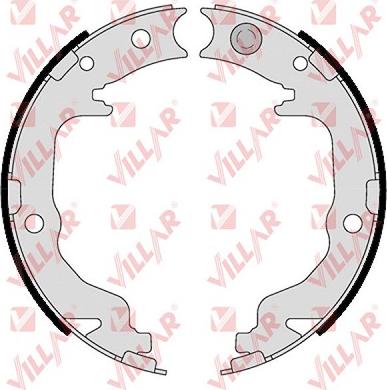 Villar 629.0211 - Brake Shoe Set, parking brake autospares.lv