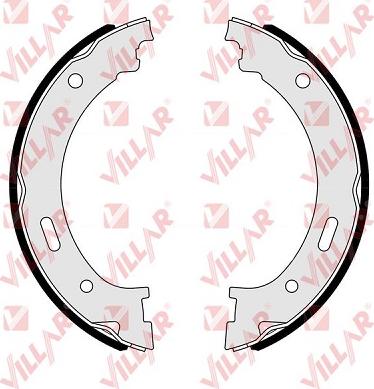 Villar 629.0280 - Brake Shoe Set, parking brake autospares.lv