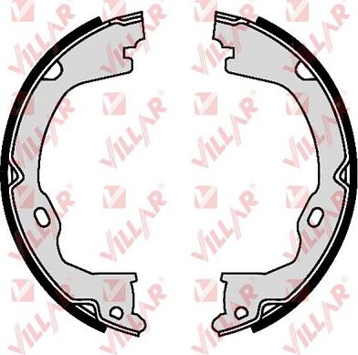 Villar 629.0281 - Brake Shoe Set, parking brake autospares.lv