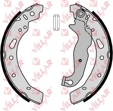 Villar 629.0238 - Brake Shoe Set autospares.lv