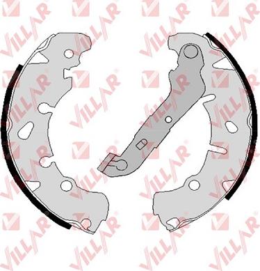 Villar 629.0237 - Brake Shoe Set autospares.lv