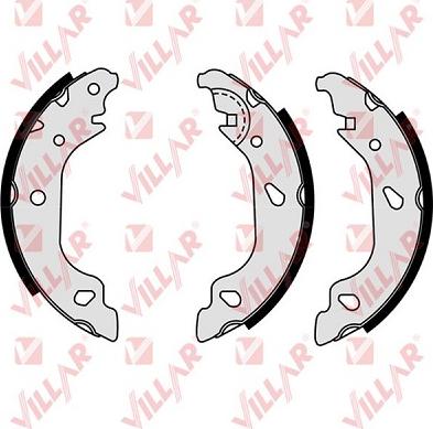 Villar 629.0224 - Brake Shoe Set autospares.lv