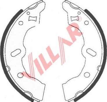 Villar 629.0744 - Brake Shoe Set autospares.lv