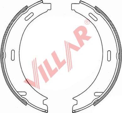 Villar 629.0746 - Brake Shoe Set, parking brake autospares.lv