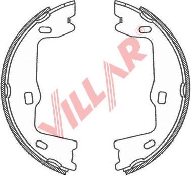 Villar 629.0754 - Brake Shoe Set, parking brake autospares.lv