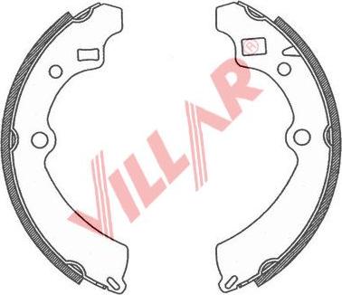 Villar 629.0765 - Brake Shoe Set autospares.lv