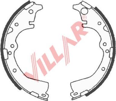 Villar 629.0713 - Brake Shoe Set autospares.lv