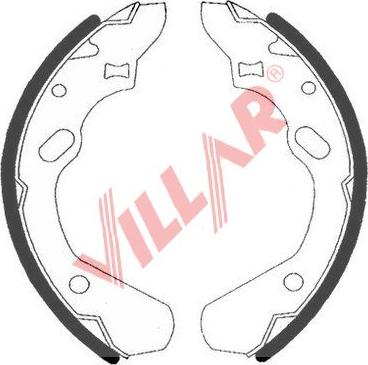 Villar 629.0739 - Brake Shoe Set autospares.lv