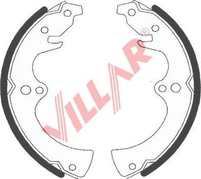 Villar 629.0736 - Brake Shoe Set autospares.lv