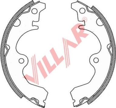 Villar 629.0777 - Brake Shoe Set autospares.lv