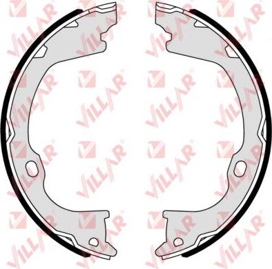 Villar 629.B880 - Brake Shoe Set, parking brake autospares.lv