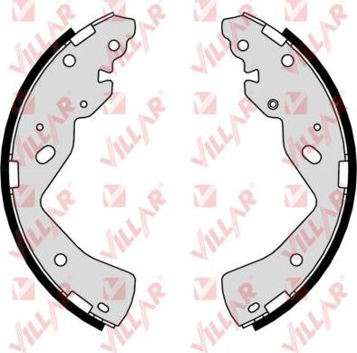 Villar 629.C056 - Brake Shoe Set autospares.lv