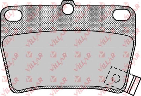 Villar 626.0997 - Brake Pad Set, disc brake autospares.lv