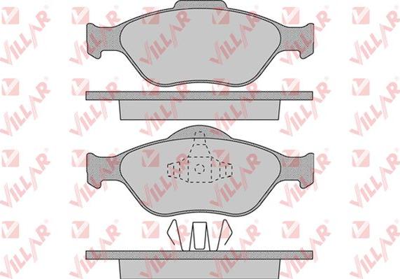 Villar 626.0949 - Brake Pad Set, disc brake autospares.lv