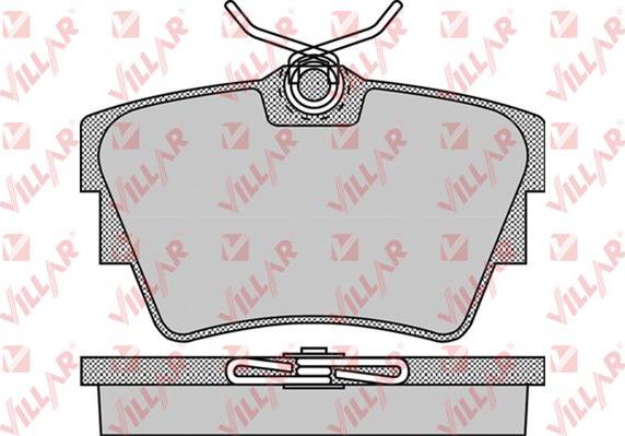 Villar 626.0946 - Brake Pad Set, disc brake autospares.lv