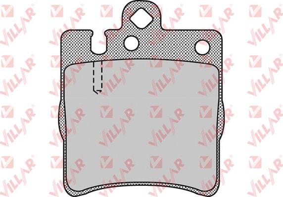 Villar 626.0957 - Brake Pad Set, disc brake autospares.lv