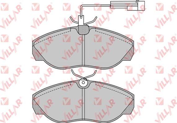 Villar 626.0964 - Brake Pad Set, disc brake autospares.lv