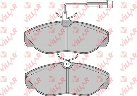 Villar 626.0965 - Brake Pad Set, disc brake autospares.lv