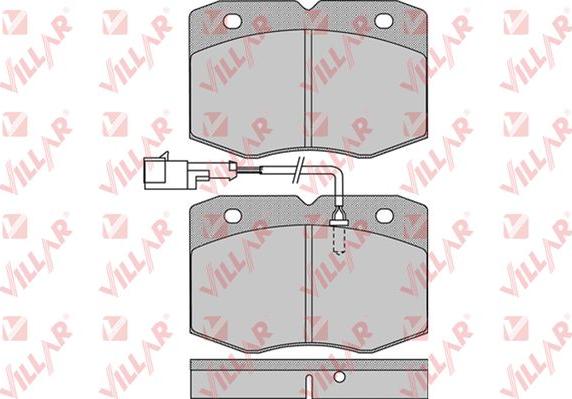 Villar 626.0963 - Brake Pad Set, disc brake autospares.lv