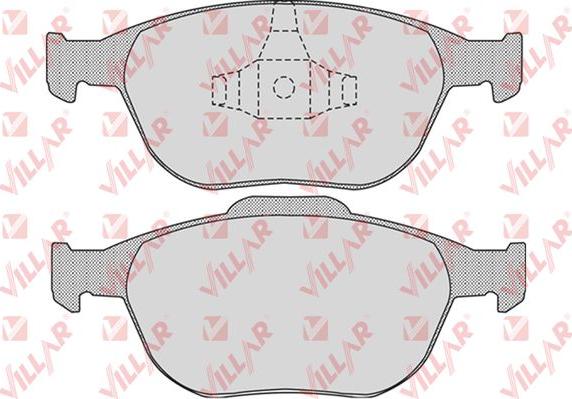 Villar 626.0906 - Brake Pad Set, disc brake autospares.lv