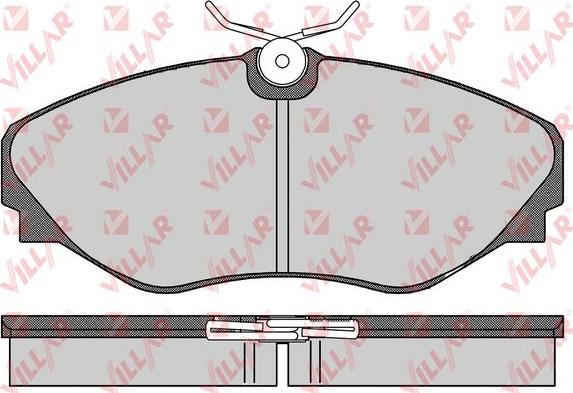 Villar 626.0908 - Brake Pad Set, disc brake autospares.lv