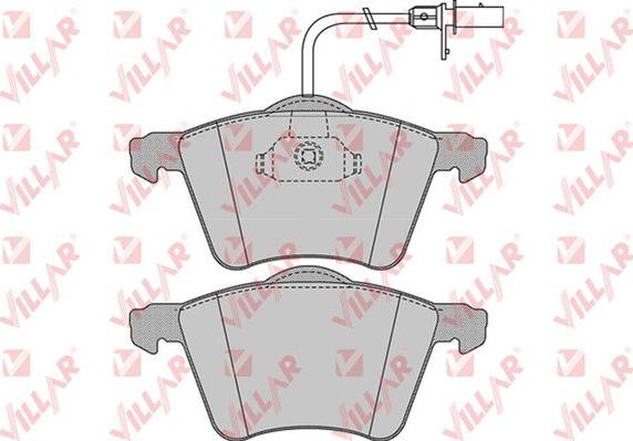 Villar 626.0982 - Brake Pad Set, disc brake autospares.lv