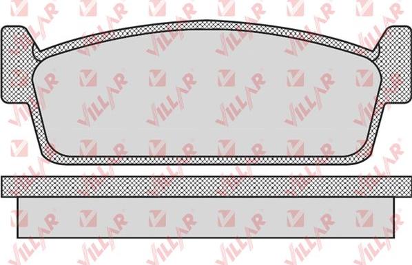 Villar 626.0925 - Brake Pad Set, disc brake autospares.lv