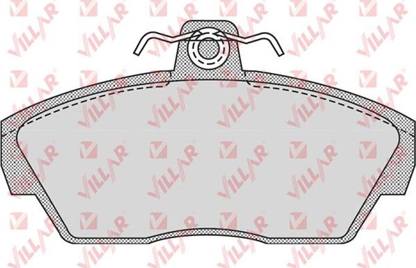 Villar 626.0922 - Brake Pad Set, disc brake autospares.lv