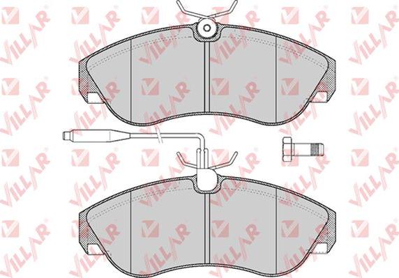 Villar 626.0494 - Brake Pad Set, disc brake autospares.lv