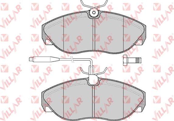 Villar 626.0493 - Brake Pad Set, disc brake autospares.lv