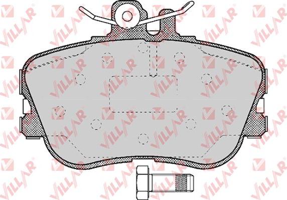 Villar 626.0492 - Brake Pad Set, disc brake autospares.lv