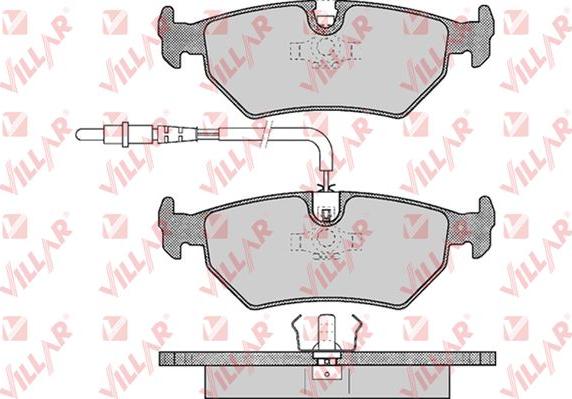 Villar 626.0497 - Brake Pad Set, disc brake autospares.lv