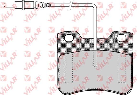 Villar 626.0444 - Brake Pad Set, disc brake autospares.lv