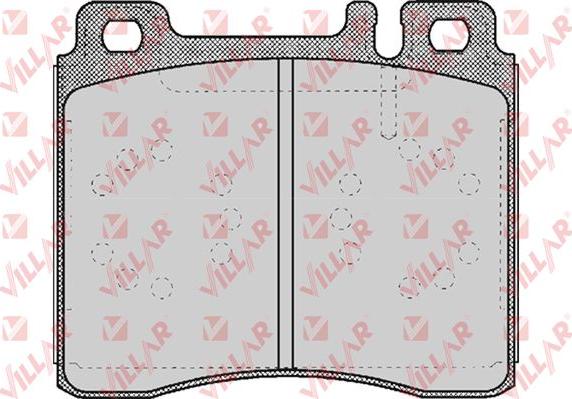 Villar 626.0446 - Brake Pad Set, disc brake autospares.lv