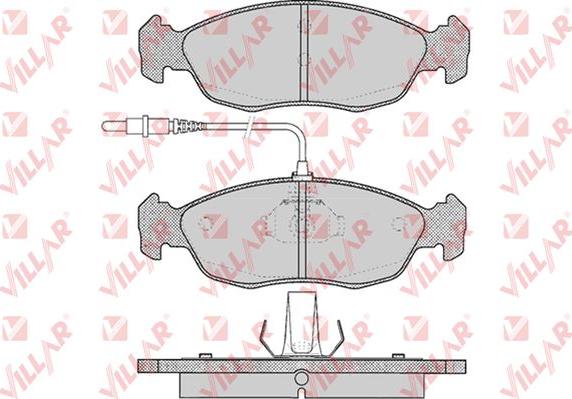 Villar 626.0450 - Brake Pad Set, disc brake autospares.lv