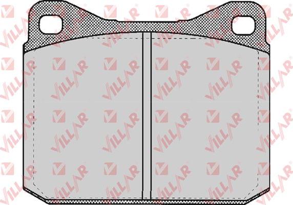 Villar 626.0401 - Brake Pad Set, disc brake autospares.lv