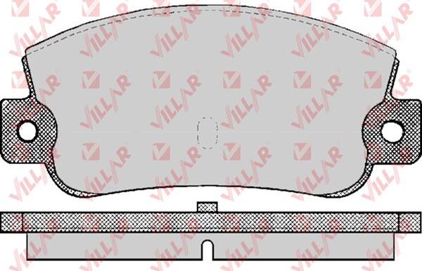 Villar 626.0410 - Brake Pad Set, disc brake autospares.lv