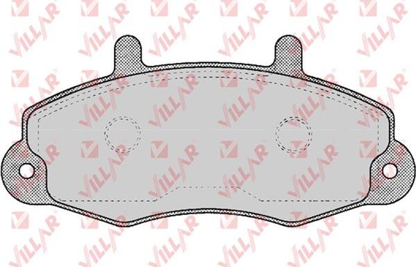 Villar 626.0481 - Brake Pad Set, disc brake autospares.lv