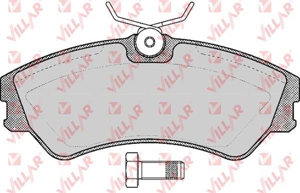 Villar 626.0439 - Brake Pad Set, disc brake autospares.lv