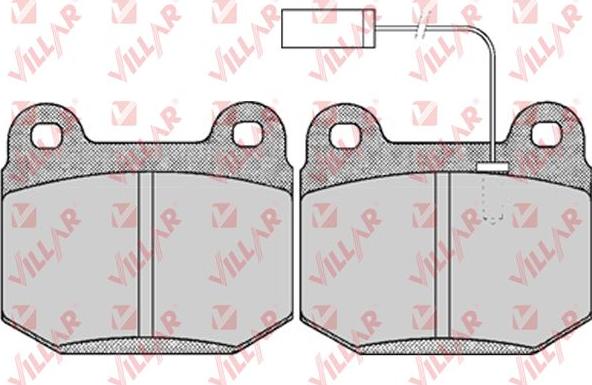 Villar 626.0434 - Brake Pad Set, disc brake autospares.lv