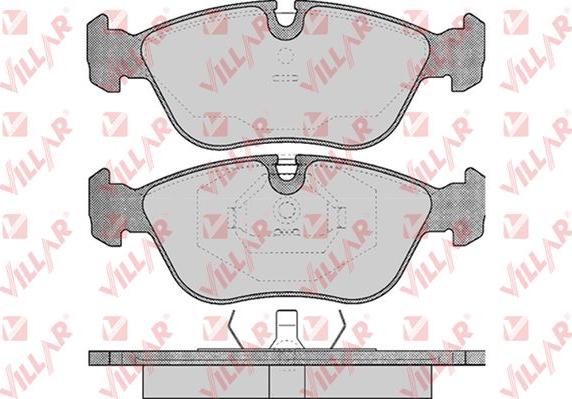 Villar 626.0436 - Brake Pad Set, disc brake autospares.lv