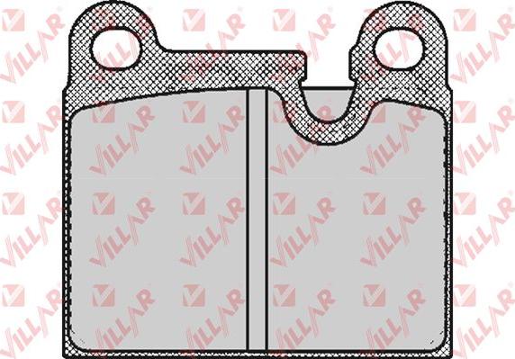 Villar 626.0432 - Brake Pad Set, disc brake autospares.lv